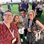 Kas, Stef, Myer and Lisa at opening reception of CRRA 2026